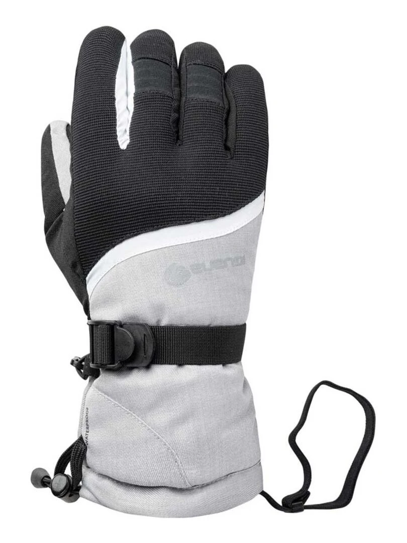 Iguana   Gants de ski KANO   Gris Noir Noir