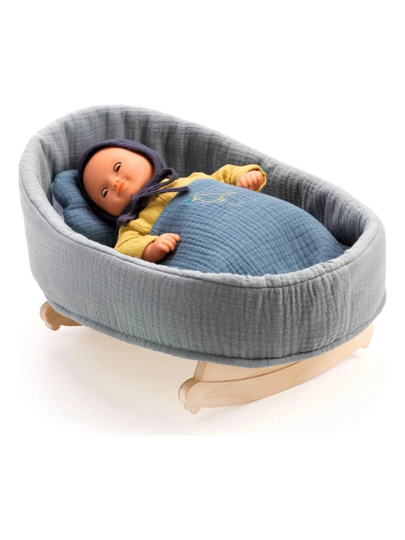 Accessoire pour poupée : Berceau à bascule Blue Dream N/A
