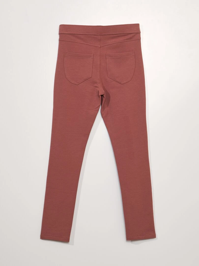 Jegging uni   Rose saumon