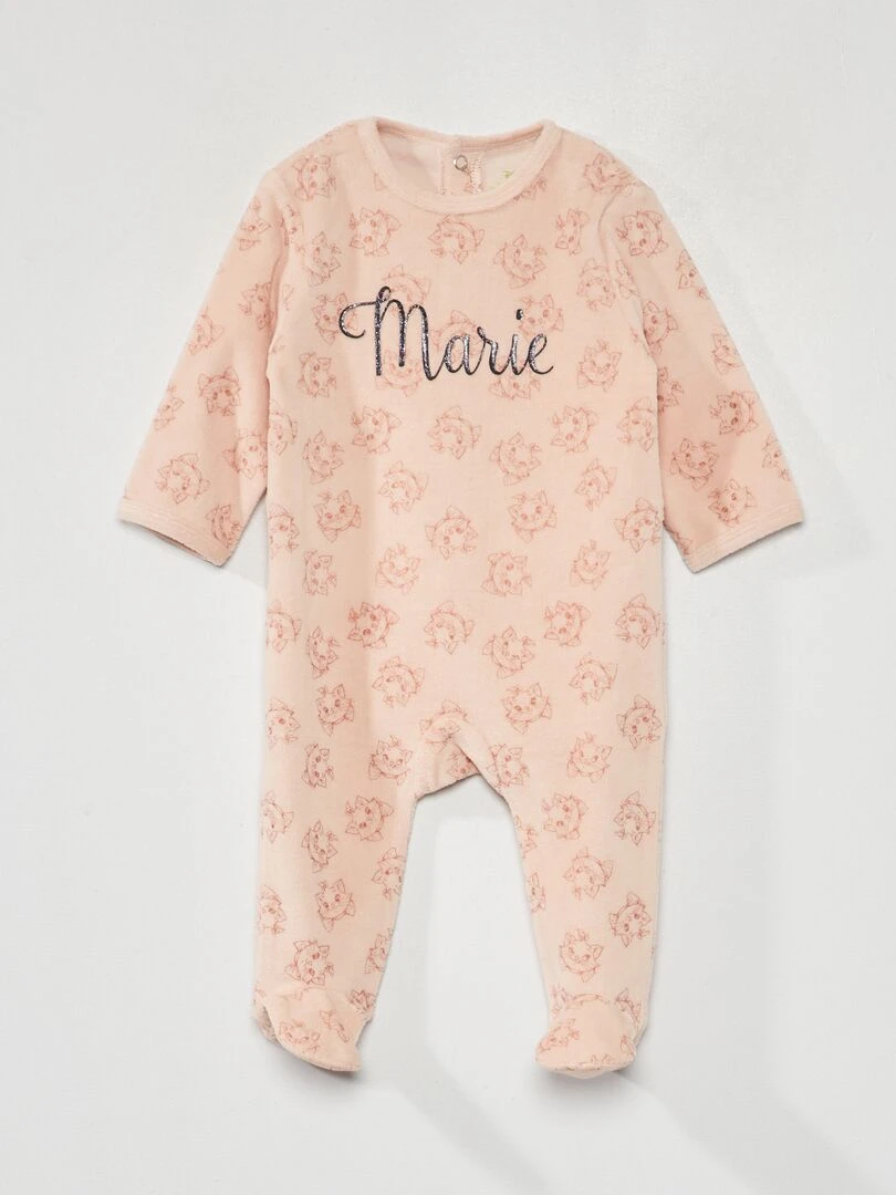 Pyjama en velours 'Disney' Rose