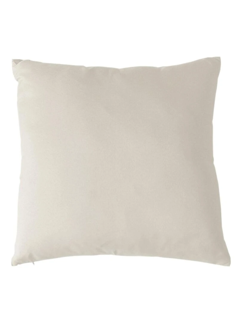 Coussin uni et déhoussable Ecru