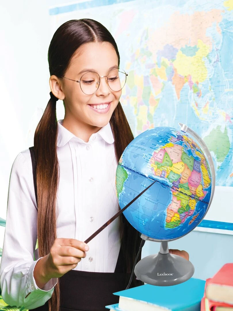 Globe Jour Et Nuit Lumineux – S’illumine Avec La Carte Des Constellations   N/A