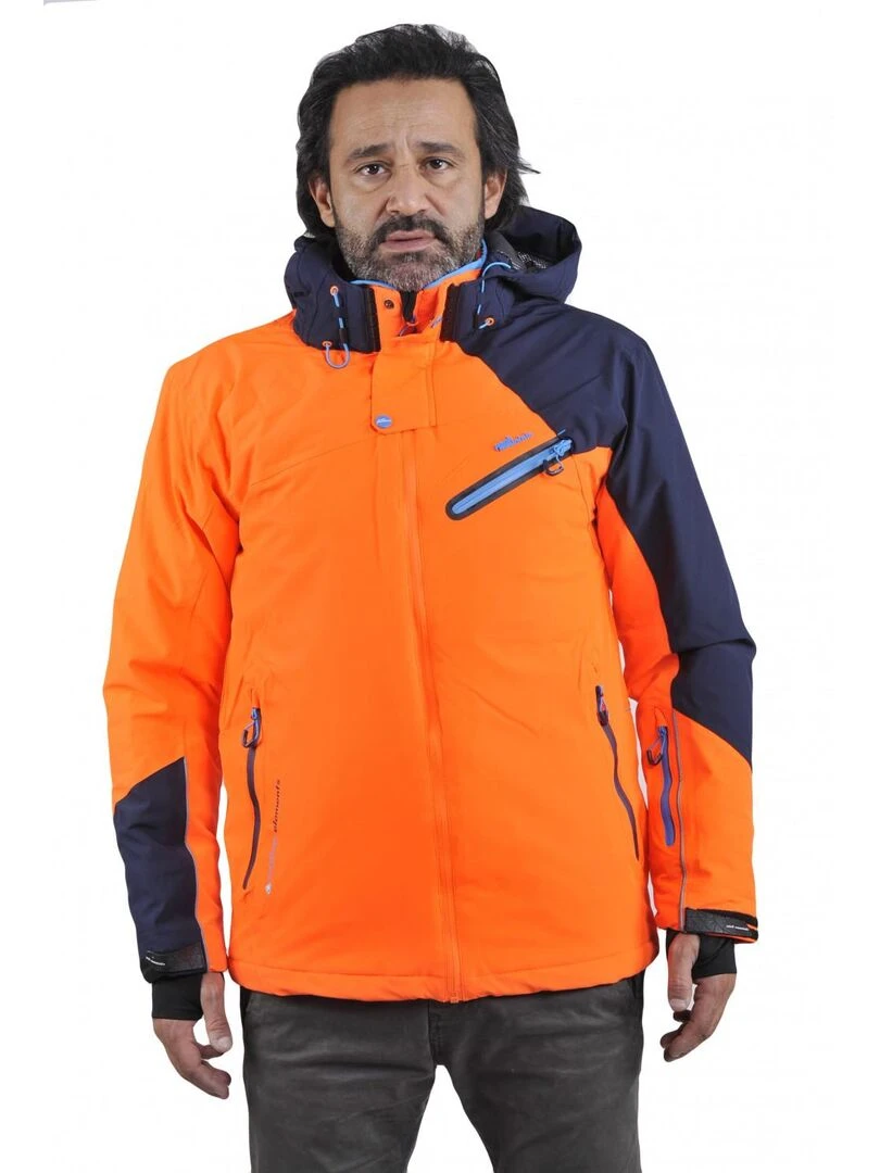 Blouson de ski homme CALIS PEAK MOUNTAIN Orange