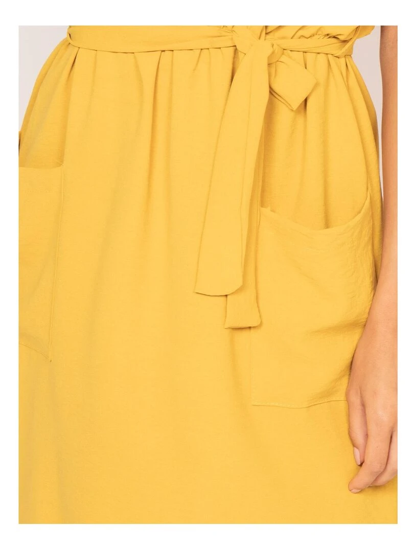 Robe courte IJOLY   Moutarde