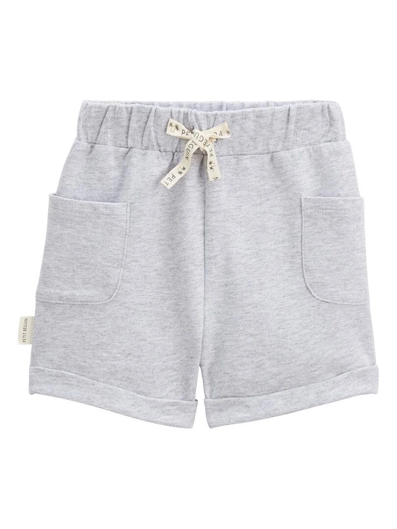 Ensemble bébé t shirt et short Tapioca   Gris Gris