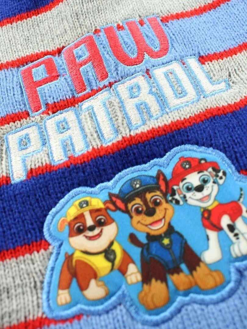 Paw Patrol   Bonnet gant garçon Imprimé La Pat' Patrouille   Gris