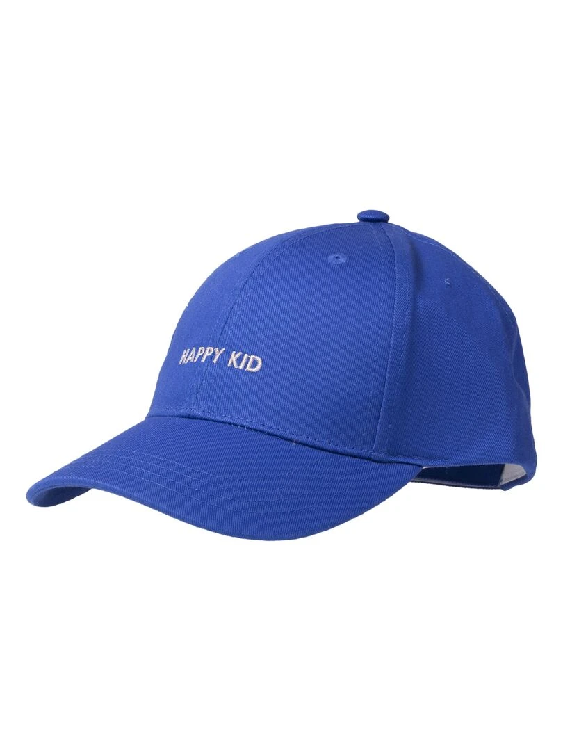 Casquette Enfant 4 8 ans unie brodée Bleu Bleu Bleu