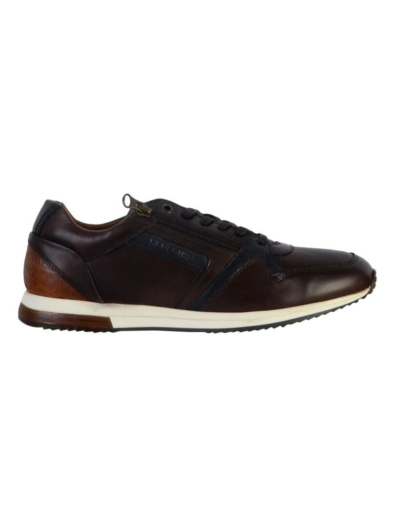 Basket Cuir Redskins Ludic Marron