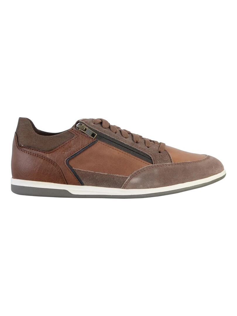 Basket Cuir Geox Cuir U Renan Marron