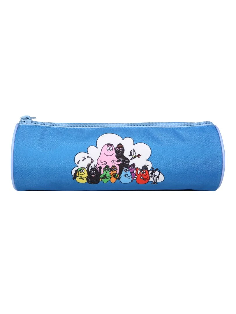 BAGTROTTER Trousse scolaire ronde Barbapapa Bleue Bleu