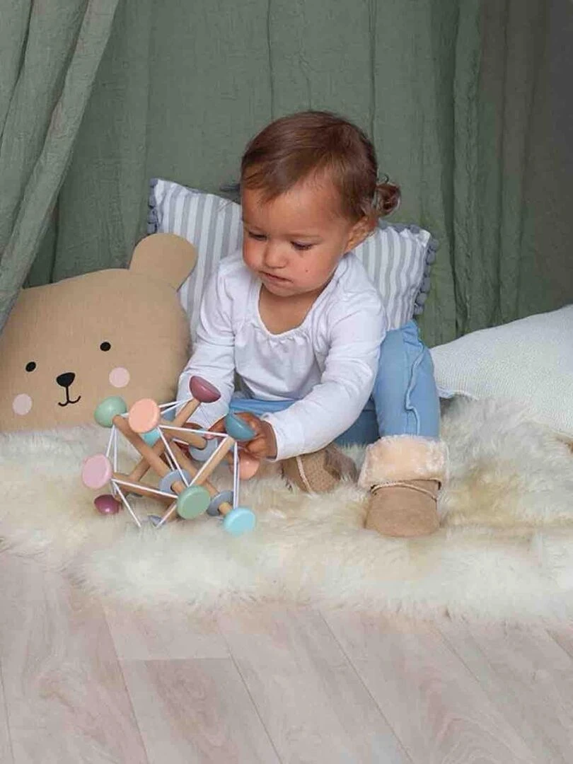 Coussin enfant Coussin ours Marron