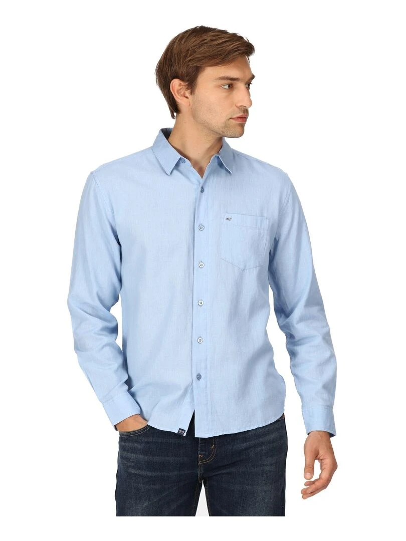 Regatta   Chemise BRYCEN   Bleu cobalt