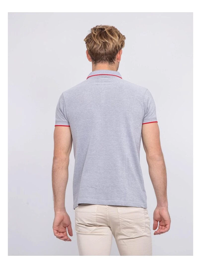 Polo pur coton PABEROL Gris