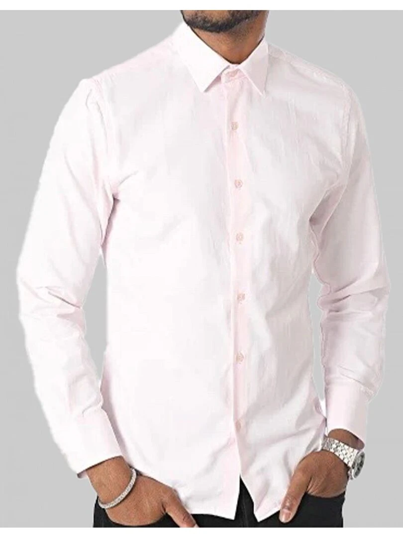 Chemise Slim Fit Kebello Rose