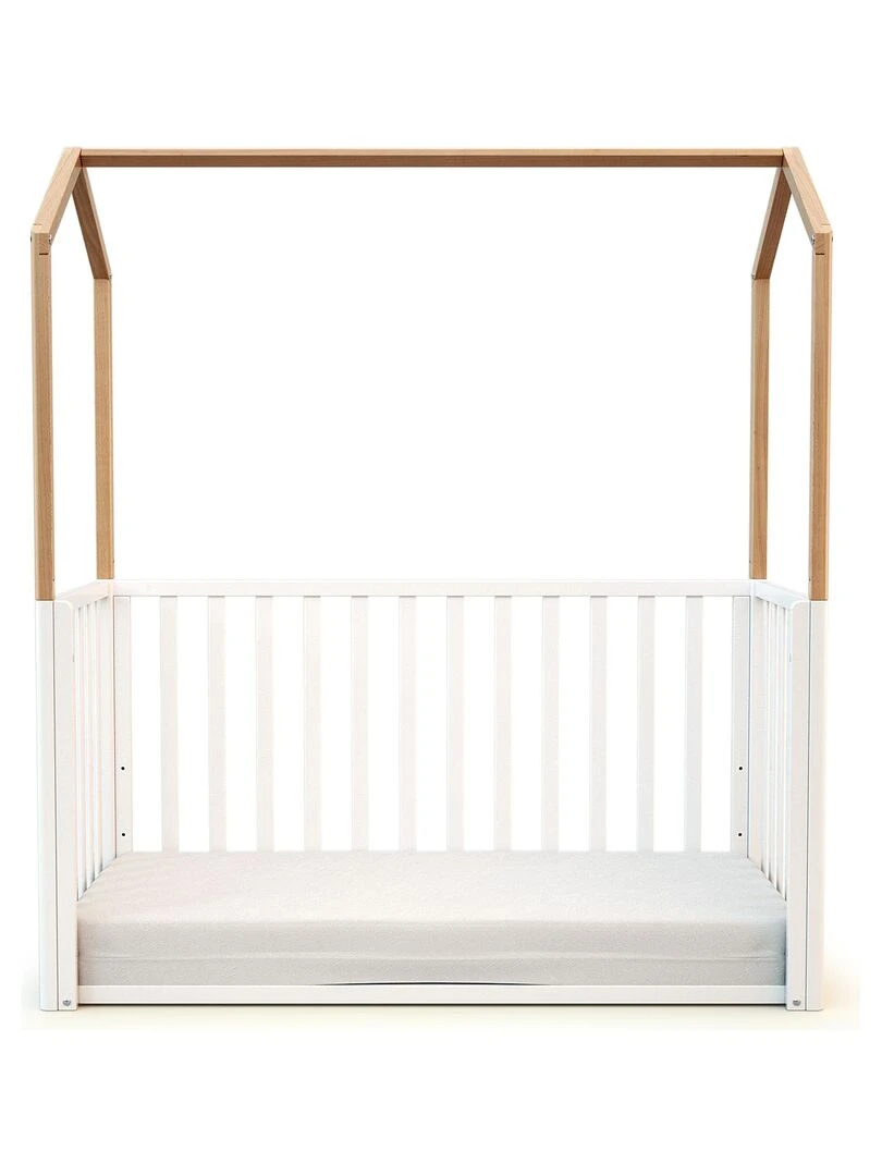 AT4   Lit Bébé 60x120 CONFORT   Marron foncé