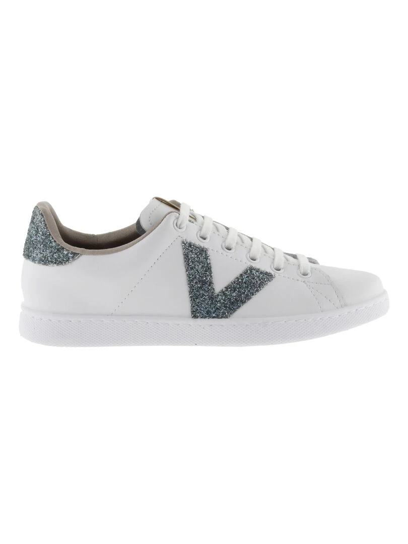 Basket Cuir Victoria 1125188 Bleu