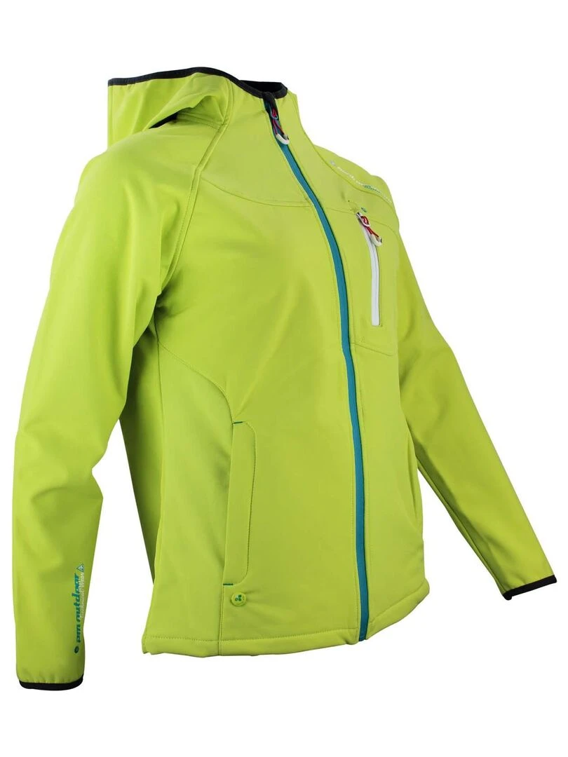 Blouson softshell femme ANSO   PEAK MOUNTAIN   Vert
