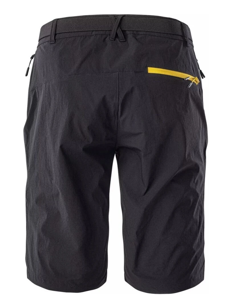 Elbrus Short cargo PALMAR Noir Jaune