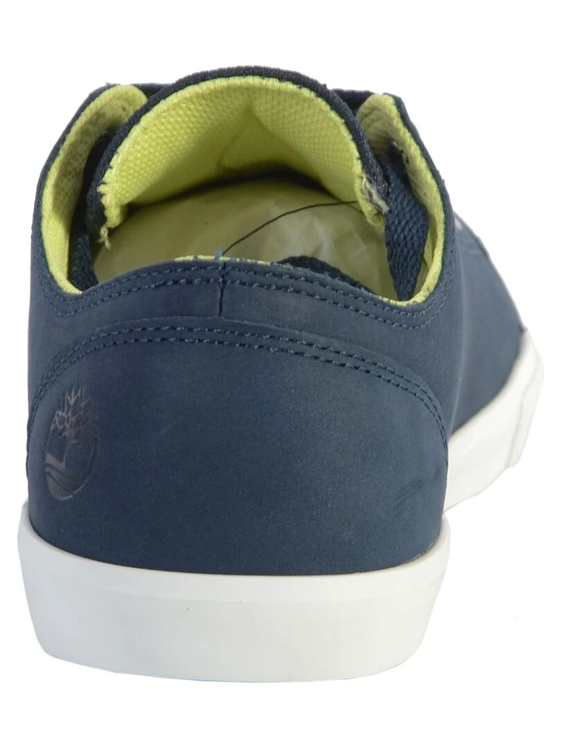 Basket Cuir Junior Timberland Newport Oxford   Bleu