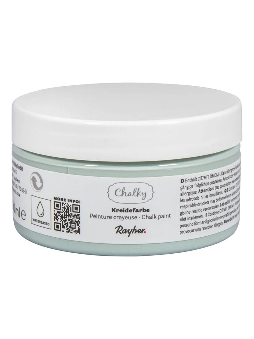 Peinture Craie Vert tilleul   Chalky Finish   100 ml   N/A
