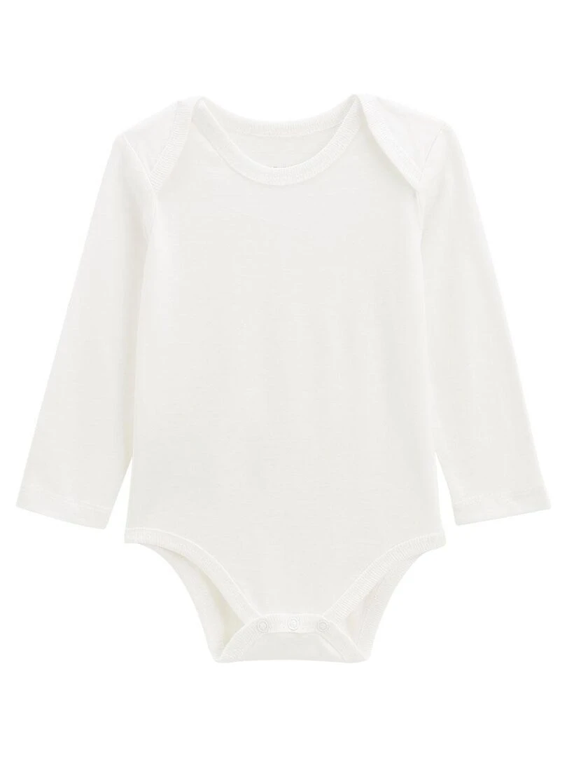 Lot de 3 bodies bébé manches longues Rose
