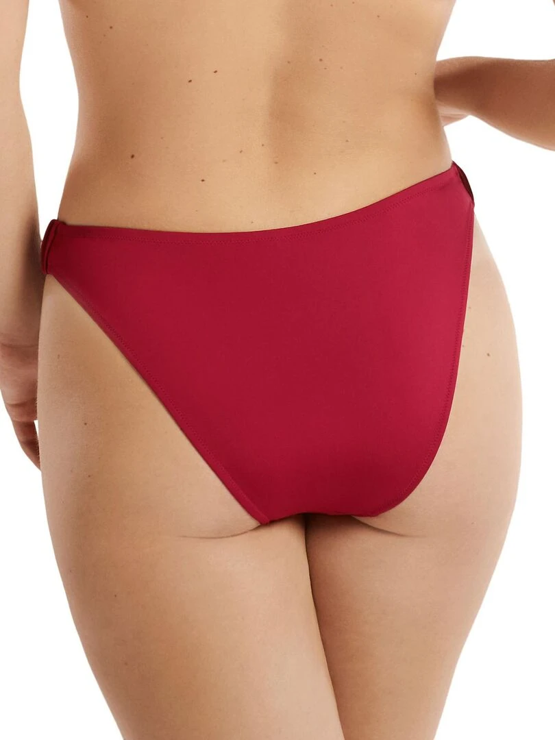 Bas maillot slip de bain échancré taille basse Isola Rossa Rouge
