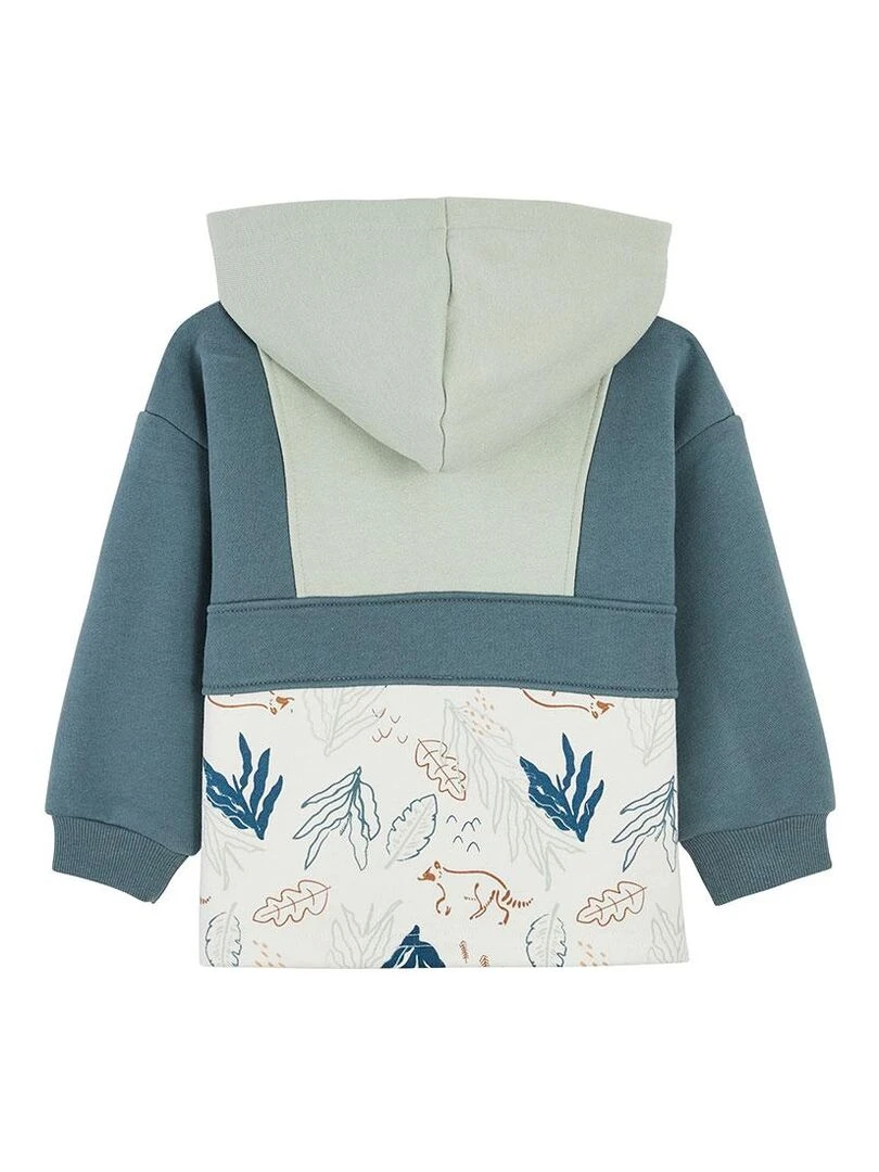 Sweat shirt à capuche en molleton garçon Oslo Vert