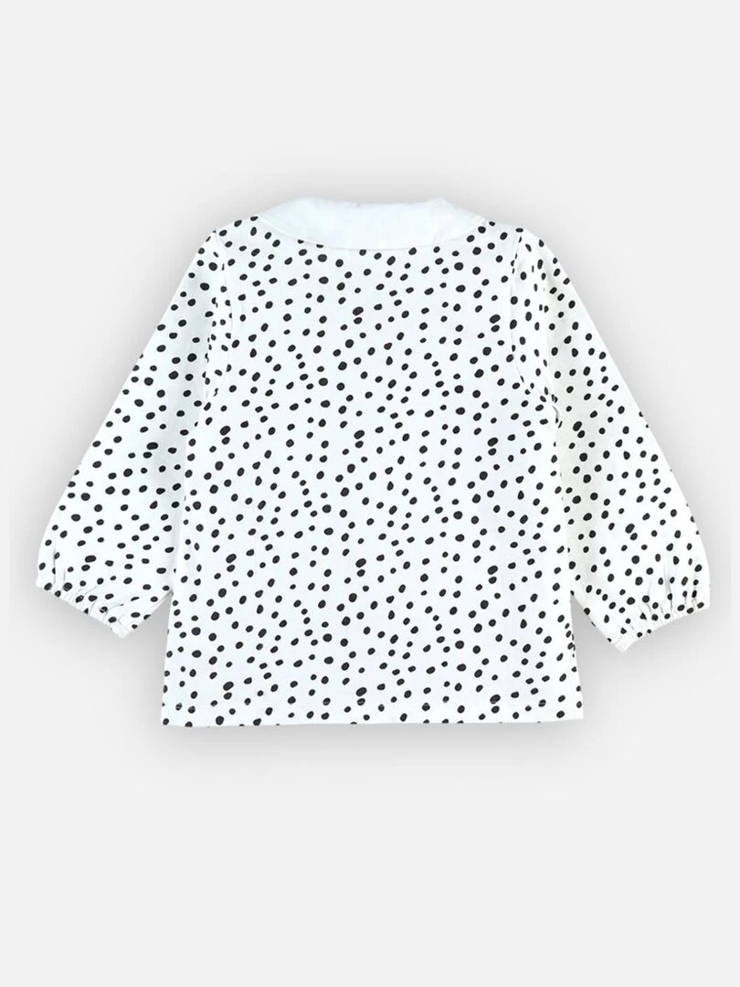 Blouse à pois    Noukie's   Bleu