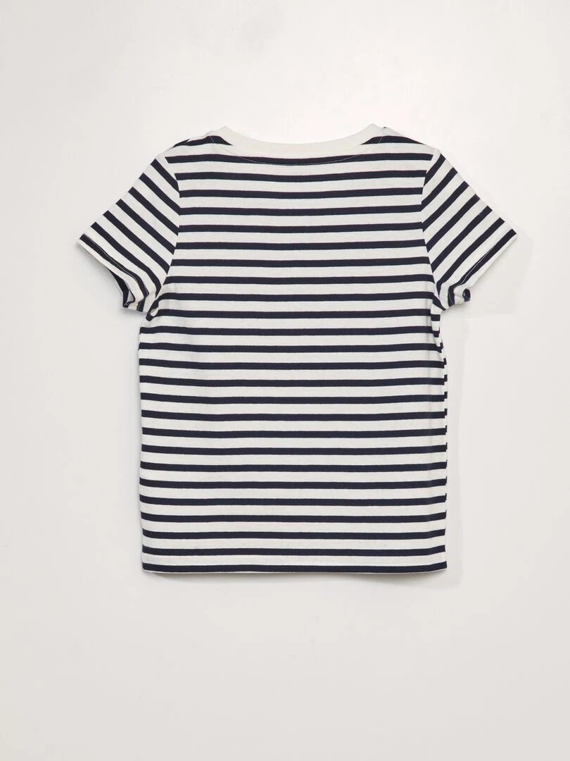 T shirt avec poche   So Easy   Rayé