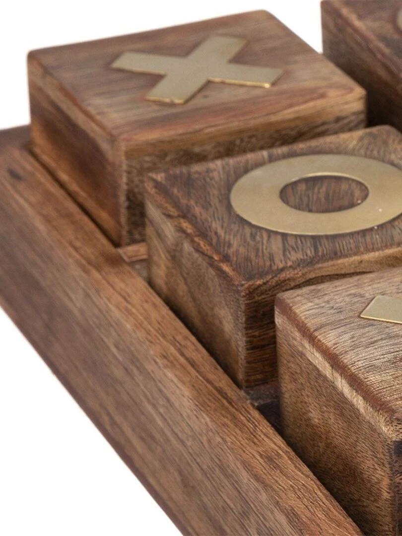 Jeu morpion bois 23x23   N/A