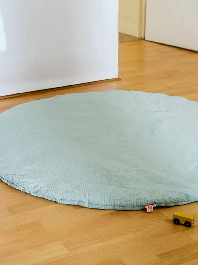 Tapis d'Eveil Havane en Coton Bio Vert   Vert