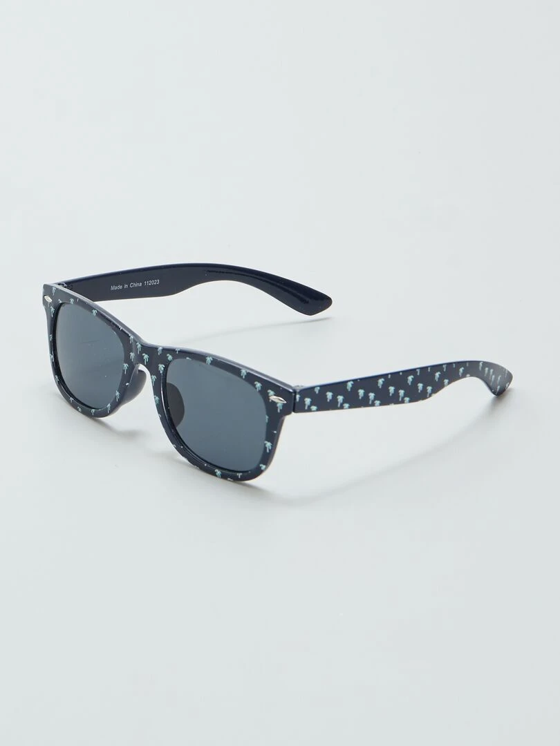 Lunettes de soleil 'palmiers' Noir
