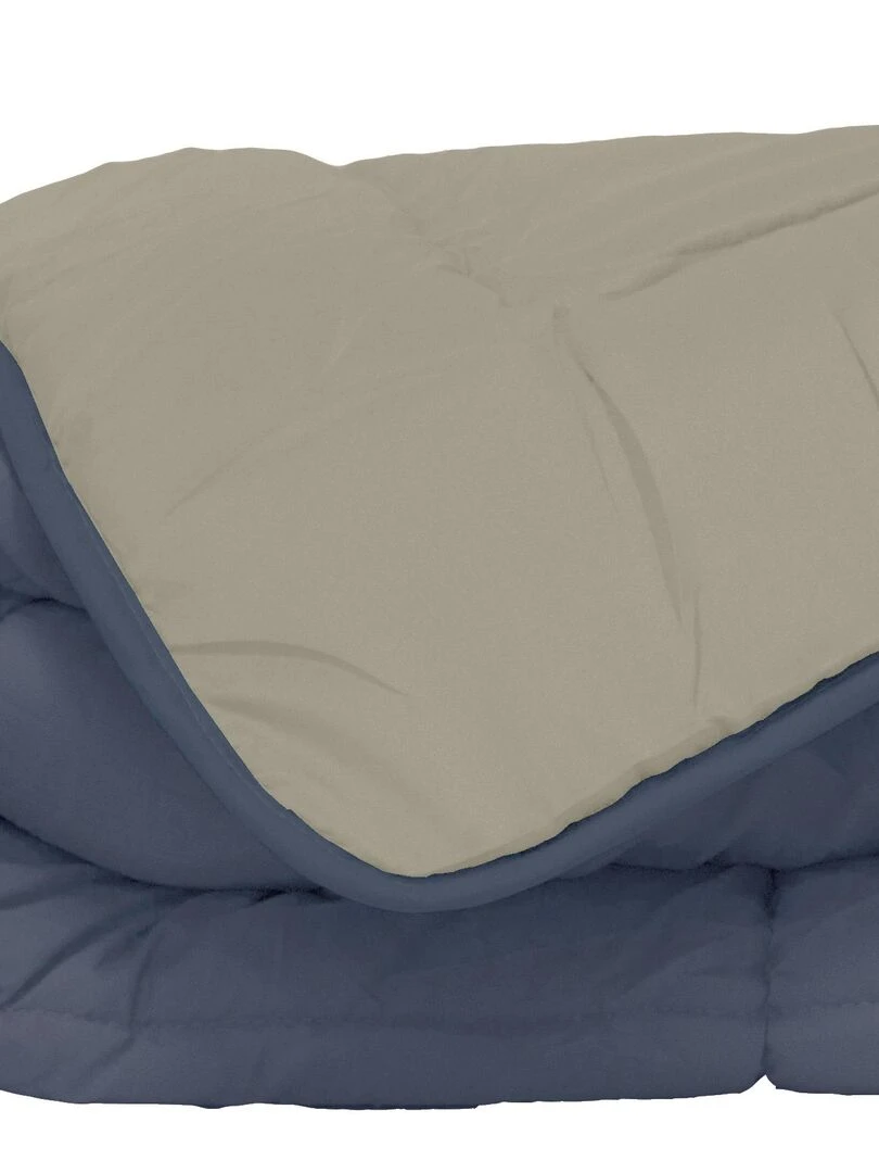 Couette d'été en microfibre bicolore Bleu pétrole