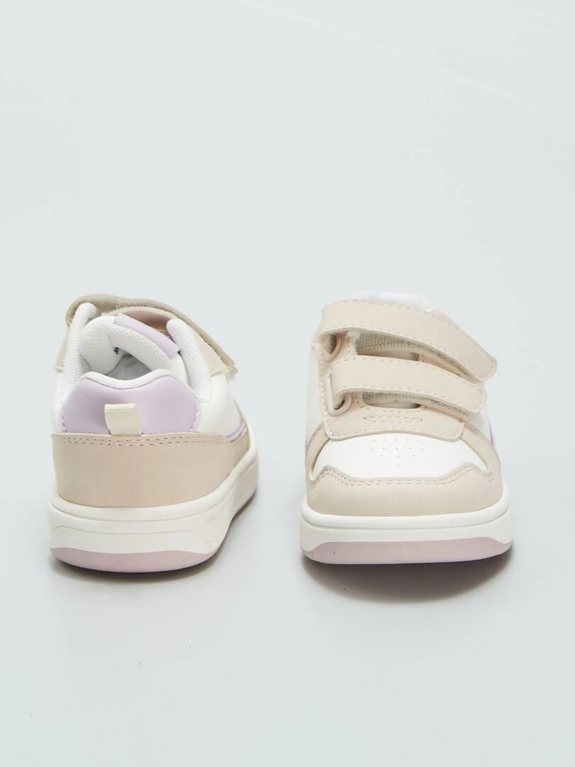 Baskets à scratchs   Blanc