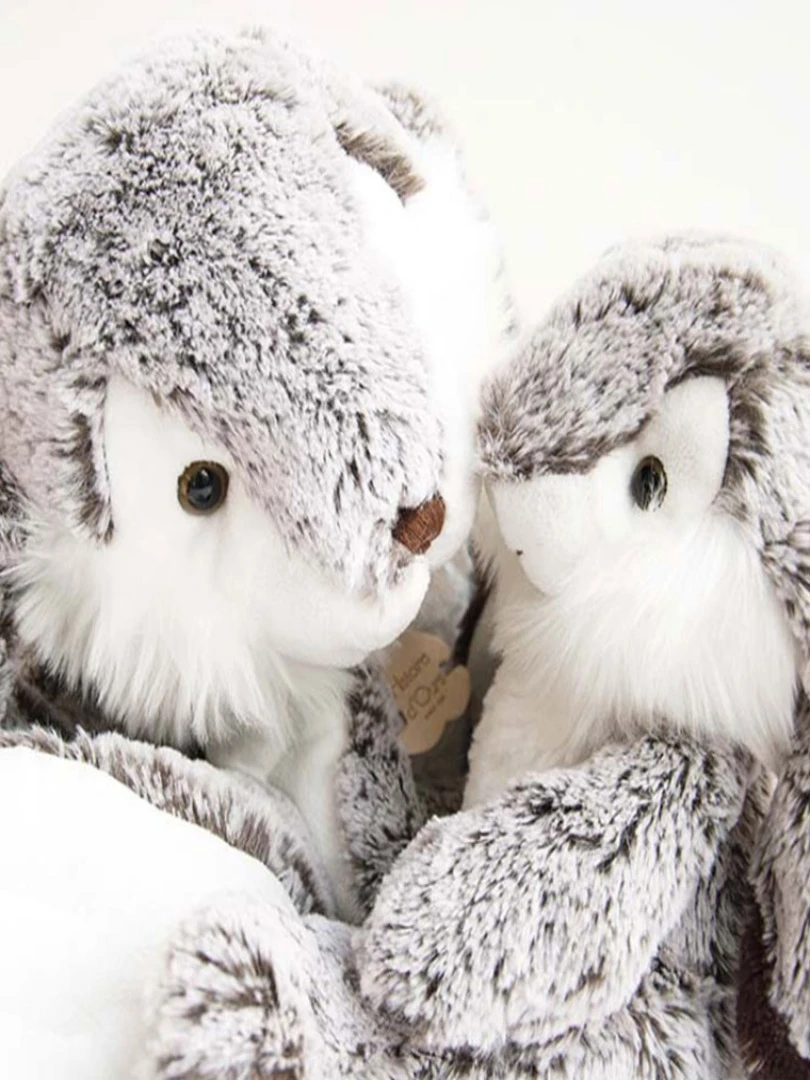 Peluche Lapin marius (50 cm)   Gris