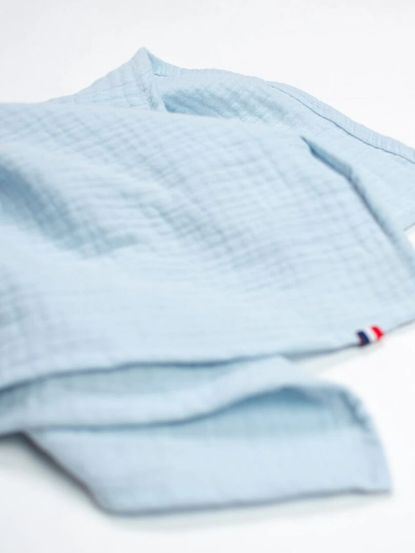 Doudou plat Lapin personnalisable  Jeanne   Bleu