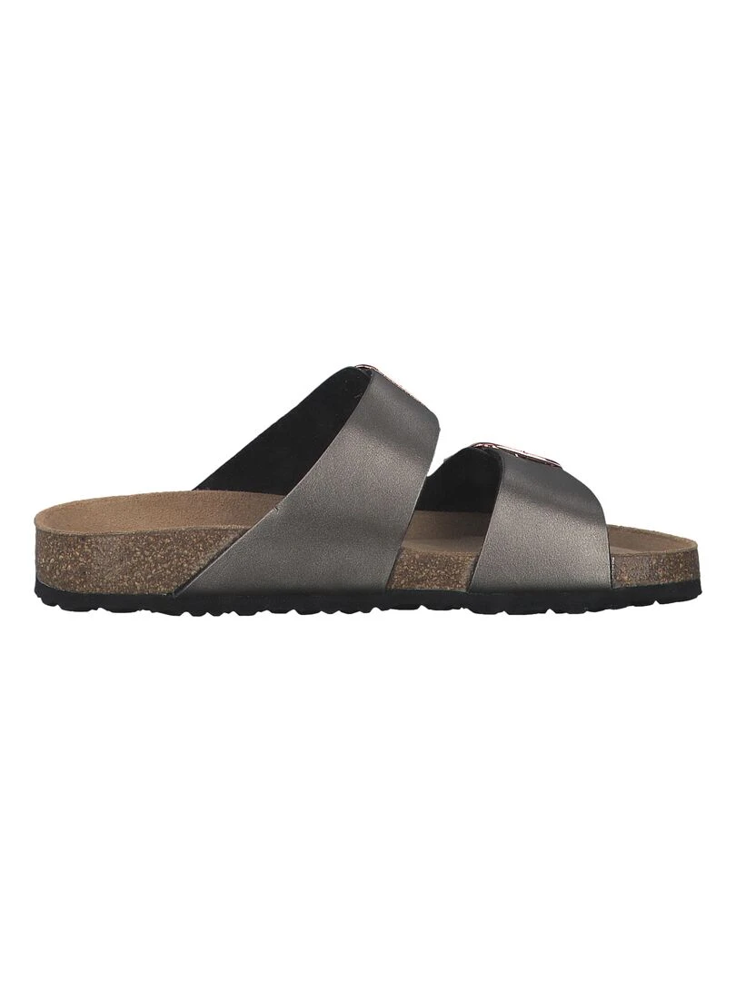 Mules à Enfiler Plate Tamaris   Gris