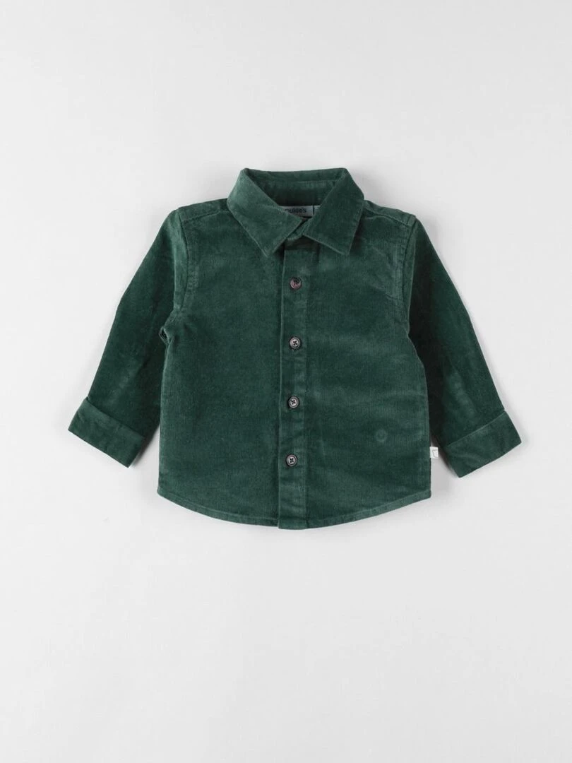 Chemise en velours côtelé forêt Noukie's Vert