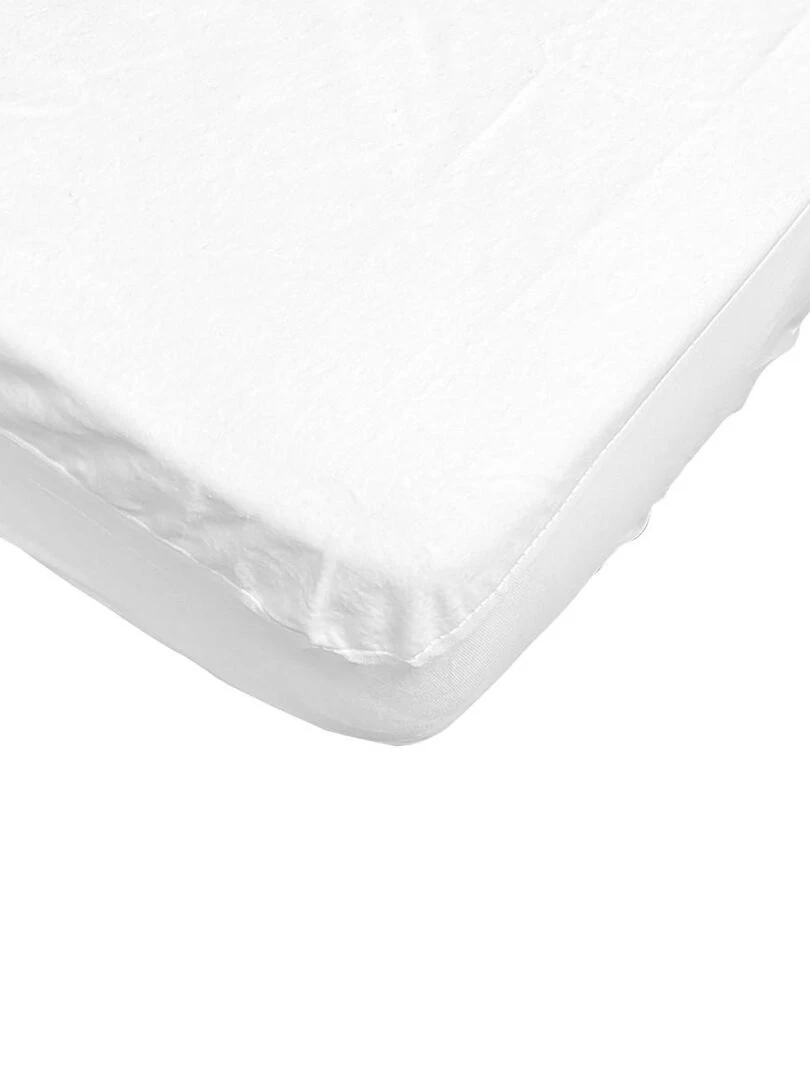 Future Home Protège matelas imperméable polyester bonnets 27 cm Blanc