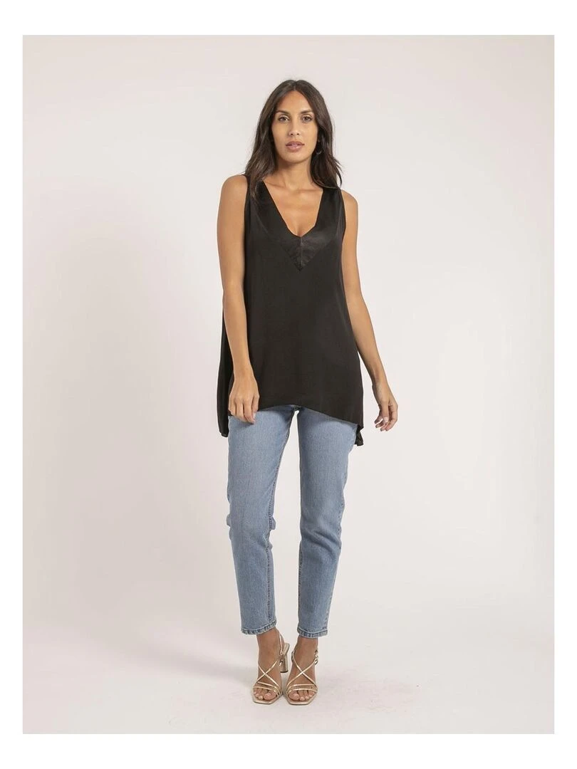 Top sans manches FORELA Noir