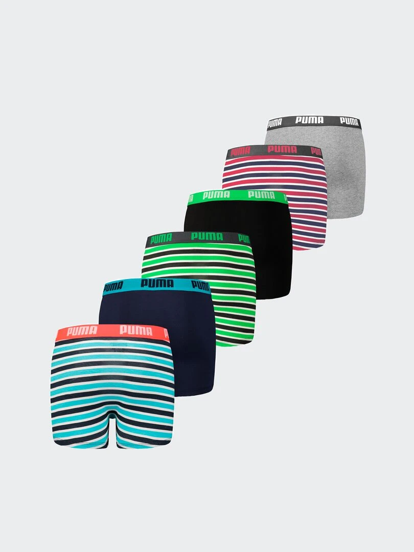 Lot de 6 boxers 'Puma' Multicolore
