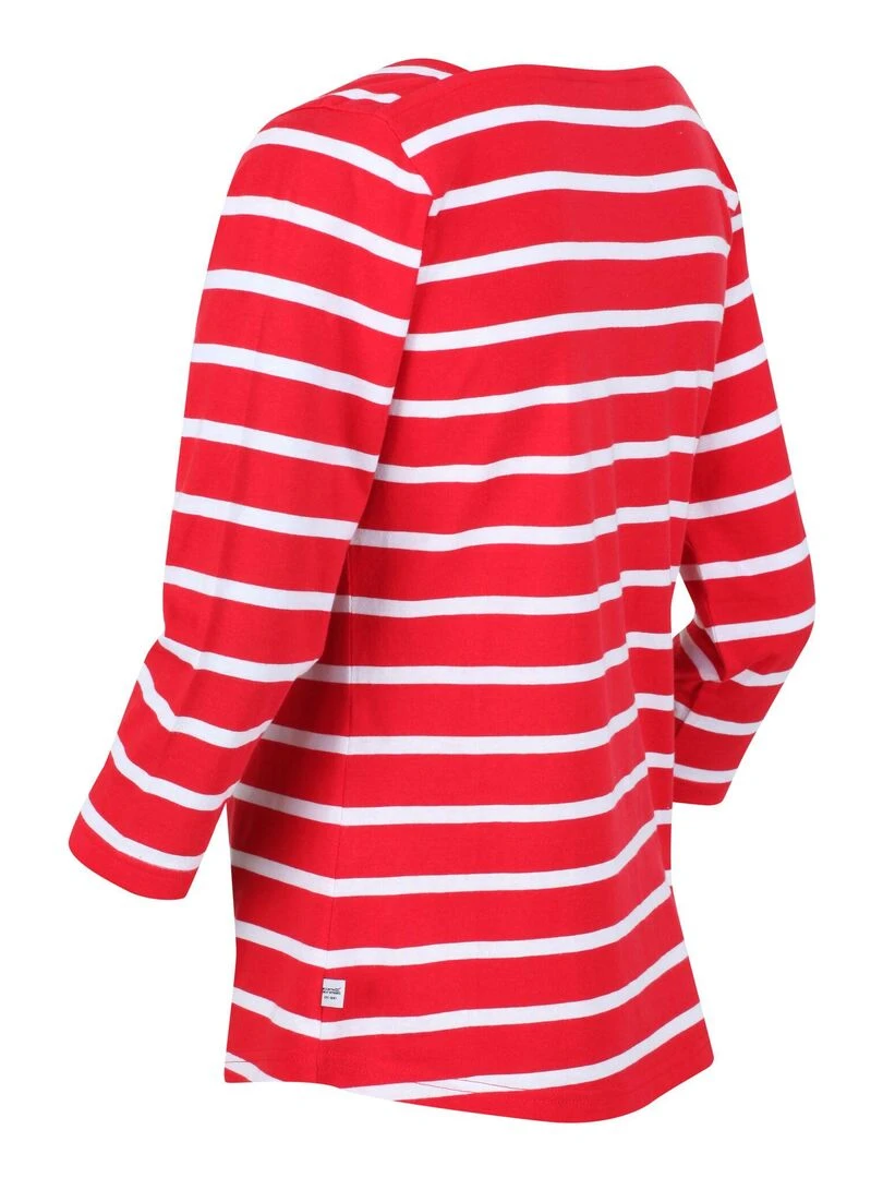 Regatta   T shirt POLEXIA   Blanc Rouge