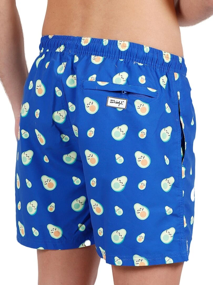 Short de bain Aguacates Mr Wonderful bleu Bleu