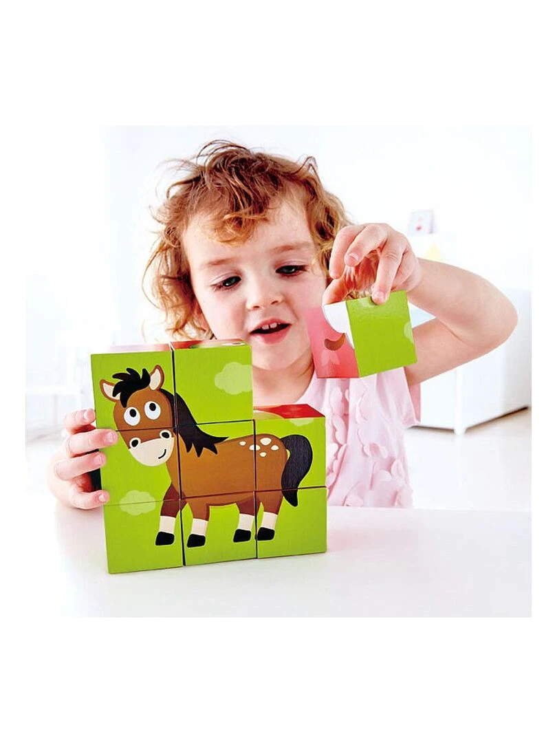 Puzzle cubes animaux de la ferme   N/A
