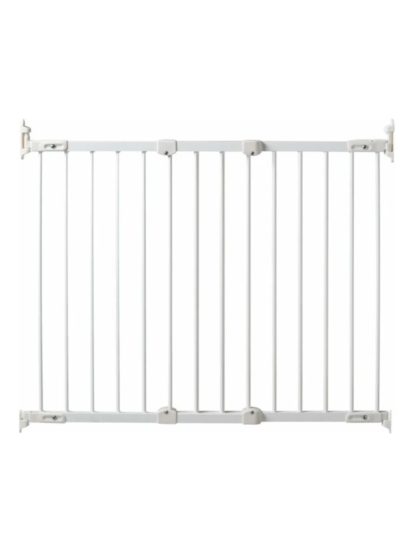 WEBABY Barrière de sécurité extensible Blanc Blanc