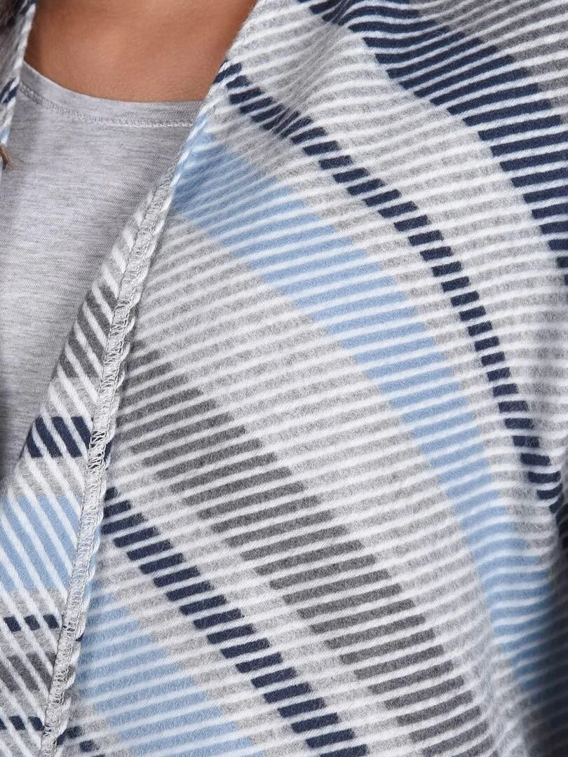 Poncho Visala   Fabriqué en France   Bleu