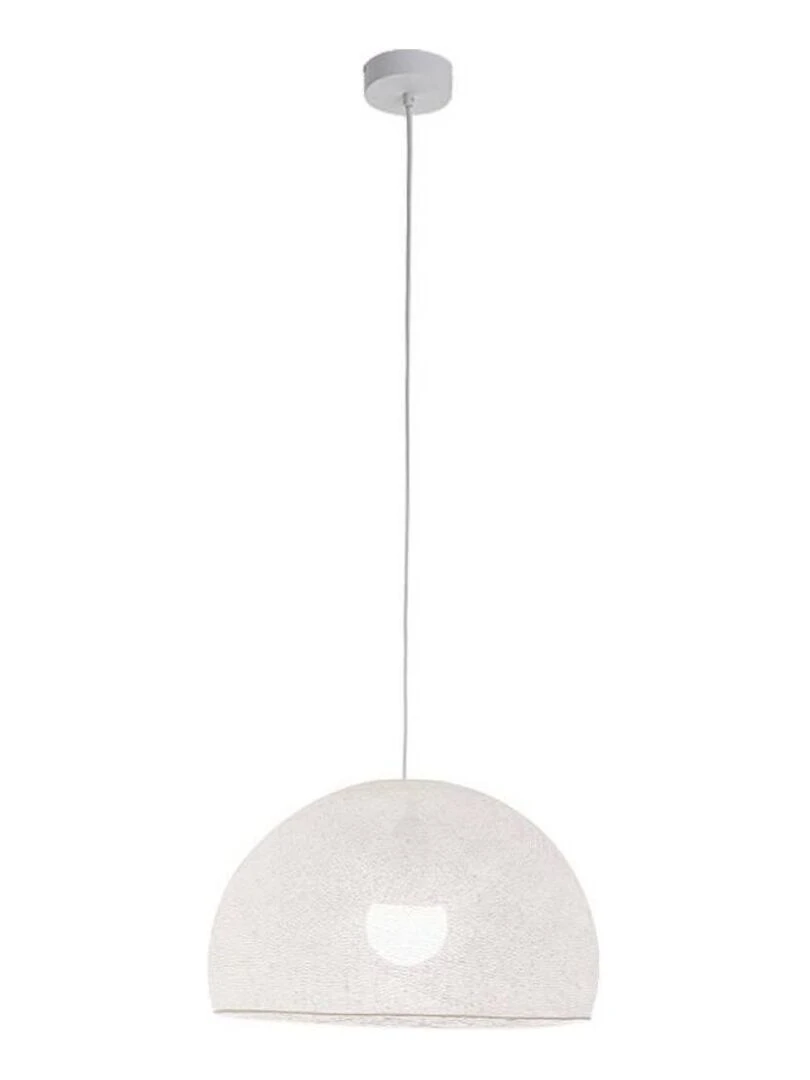 Suspension simple coupole 38cm   Blanc