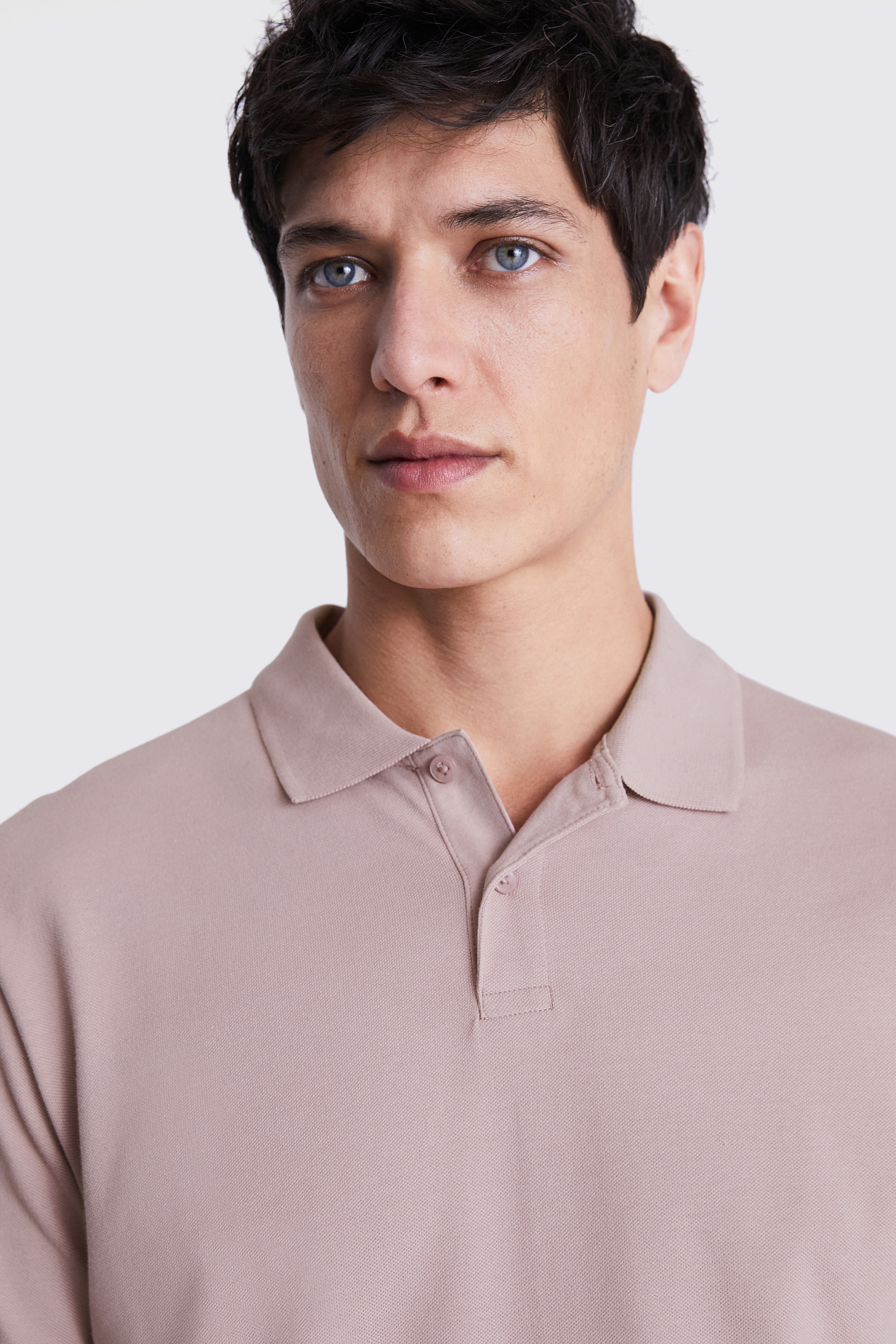Ecru Terry Towelling Skipper Polo   Buy Online at Moss