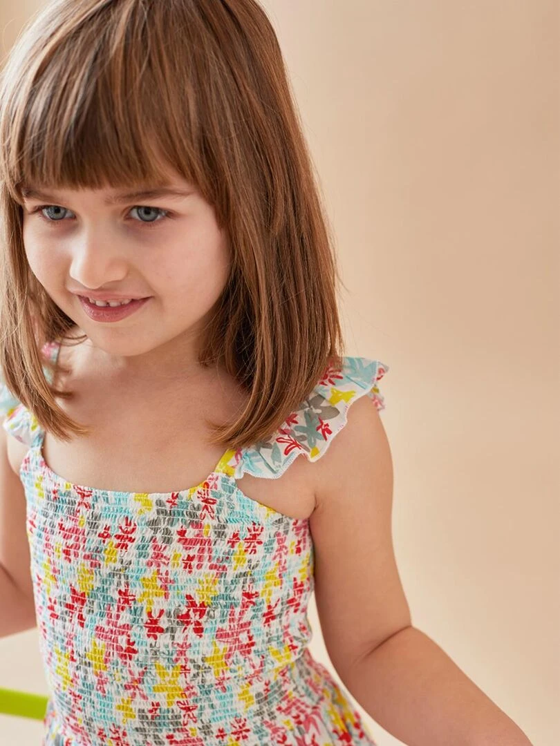 Robe longue à imprimés fleuris    Noukie's   Rose