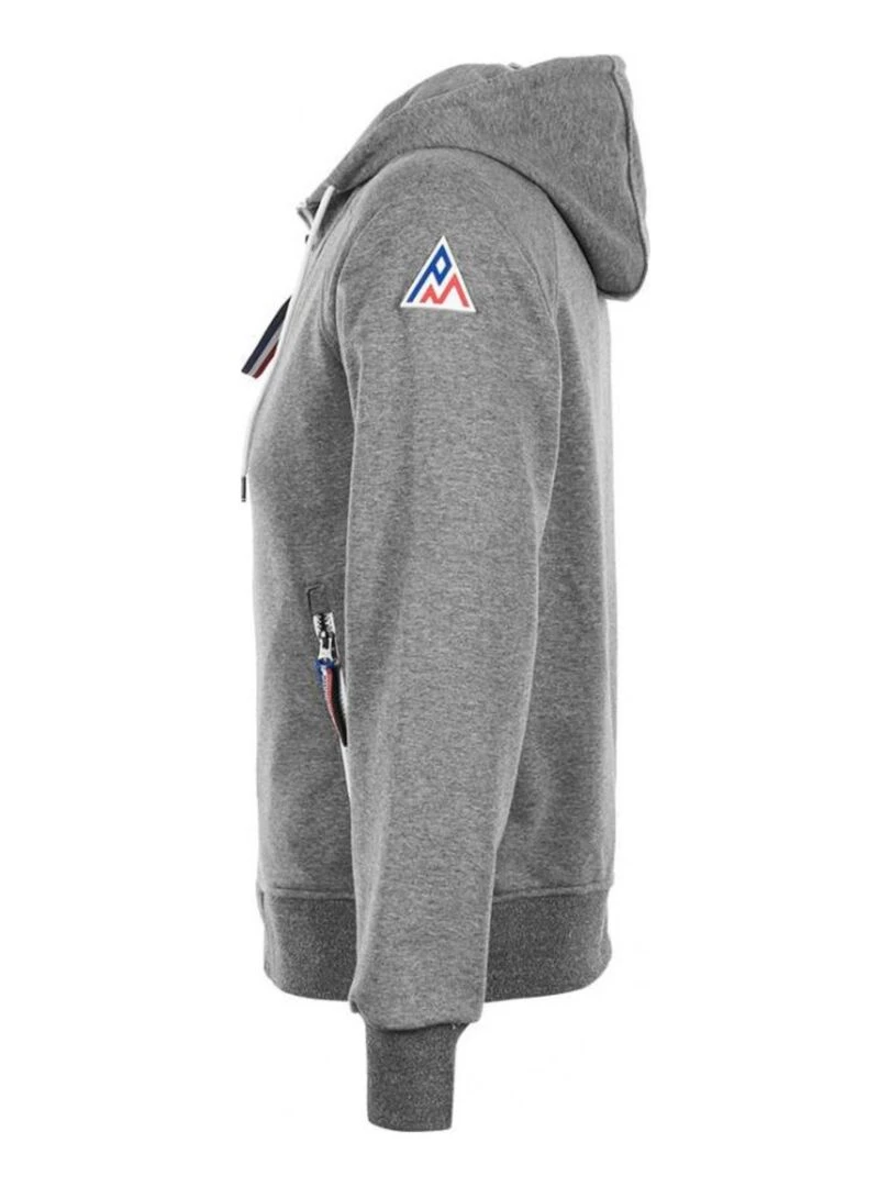 Sweat à capuche homme CANDORE   PEAK MOUNTAIN   Gris